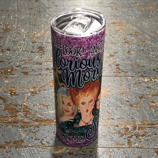 Halloween Witch Glorious Morning Tall Skinny Tumbler
