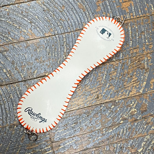 Handmade Baseball Bracelet Orange Stitching