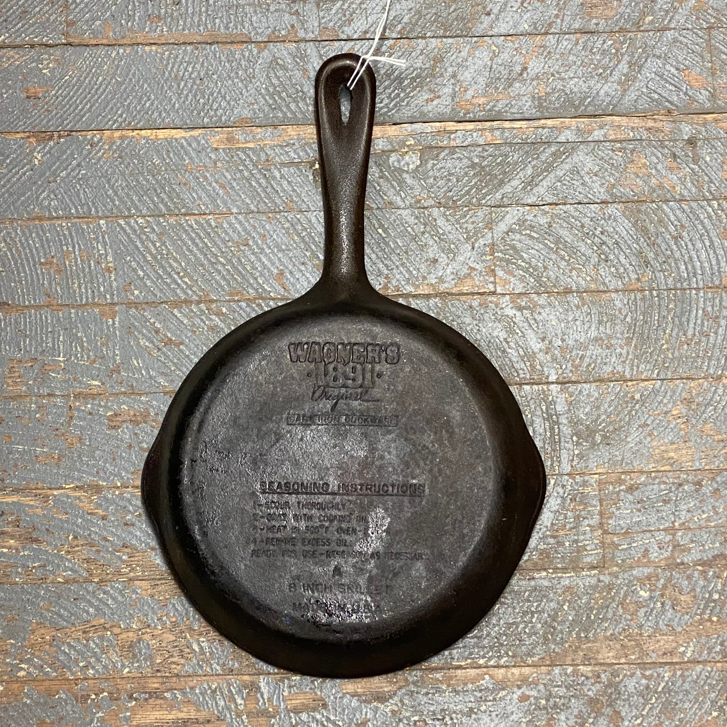 Cast Iron Cookware Wagners 1891 Original "A" Skillet #35