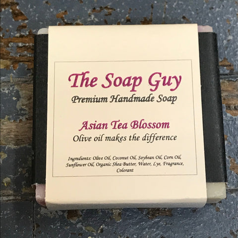 Bar Soap Cleansing Wash Premium Handmade Asian Tea Blossom