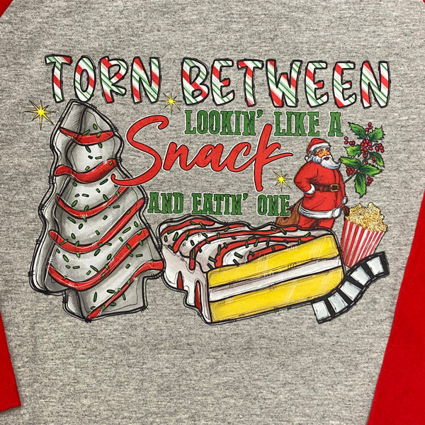 Christmas Snack Look Eat Graphic Designer Long Sleeve T-Shirt