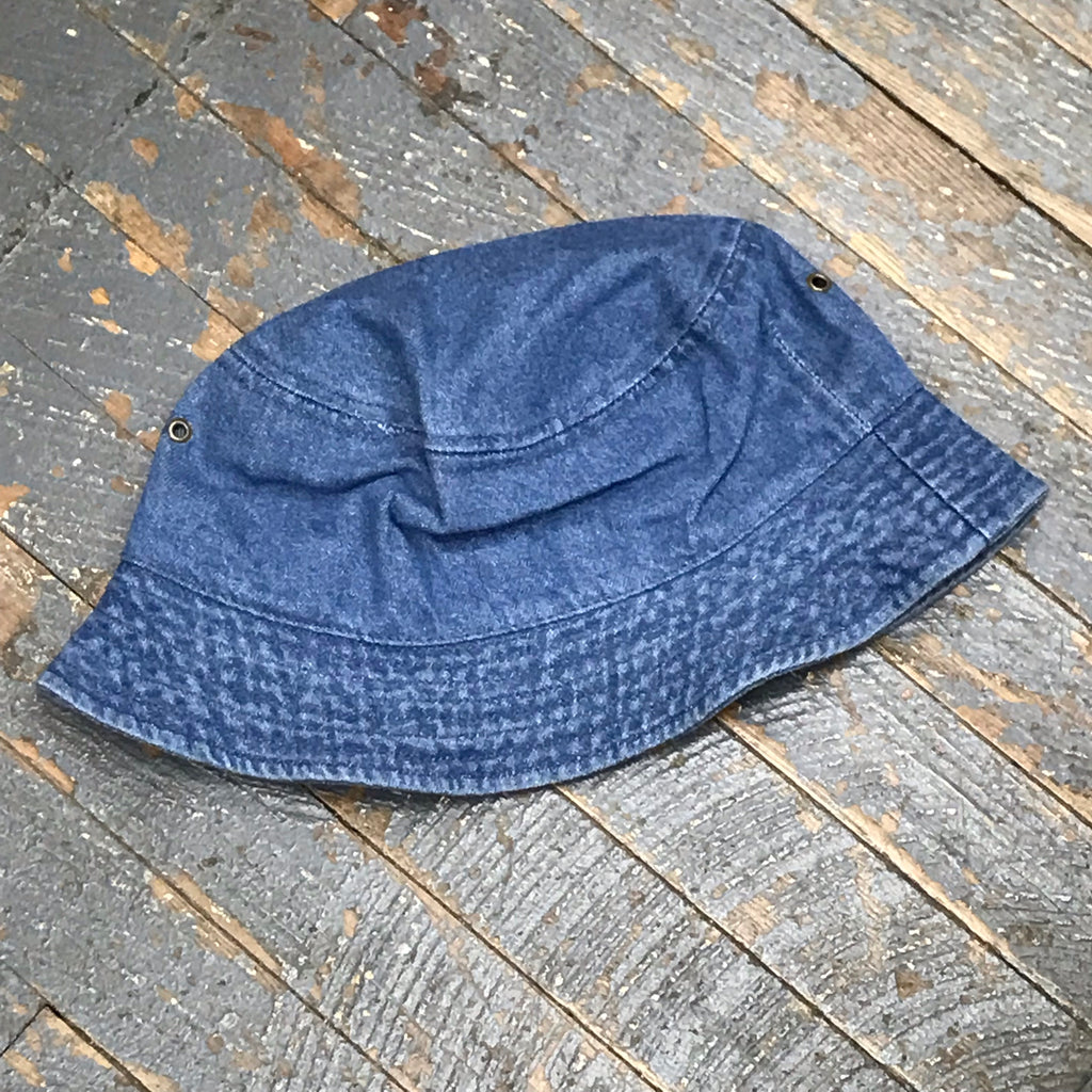 Adult Teen Sun Hat Bucket Hat Ball Cap Denim Blue