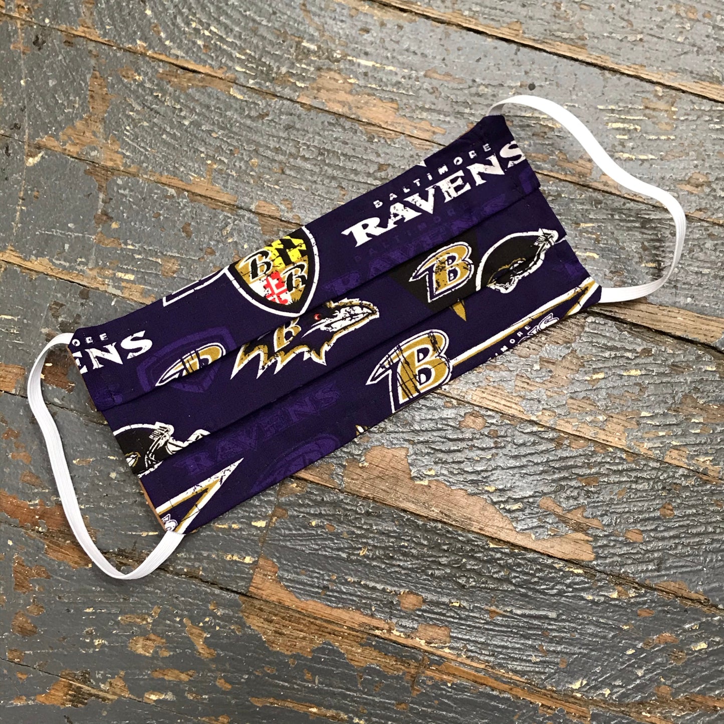 Baltimore Ravens NFL Football Handmade Cotton Cloth Face Mask Reversible Reusable