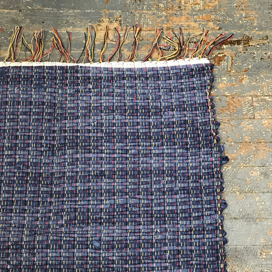 #79 Blue Danube Rag Weaved Table Runner Rug by Dennis