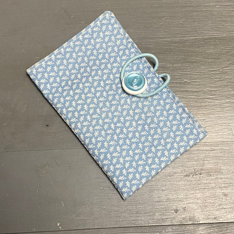 Handmade Fabric Cloth Wallet Card Holder Misc Blue