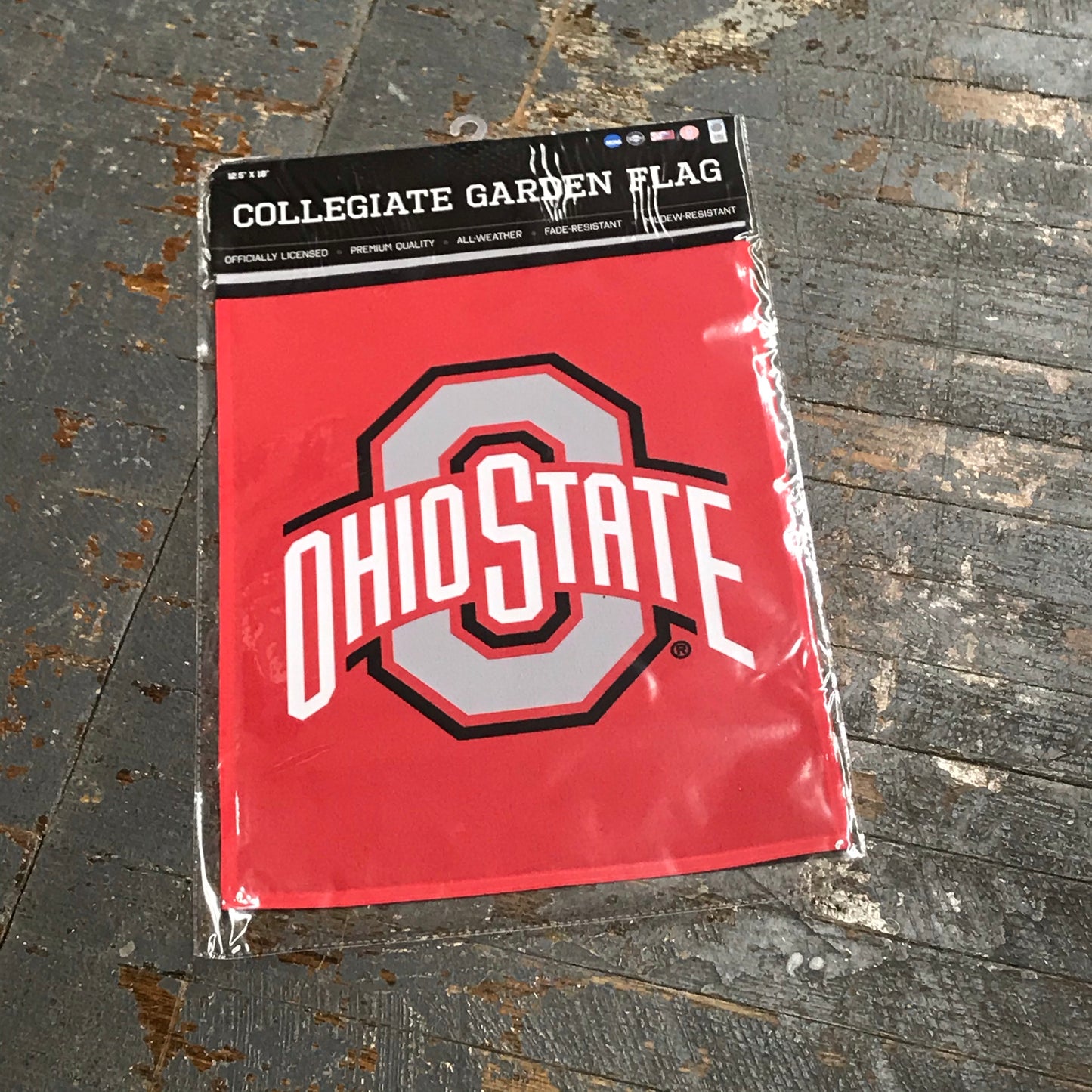 Ohio State Buckeyes Garden Flag