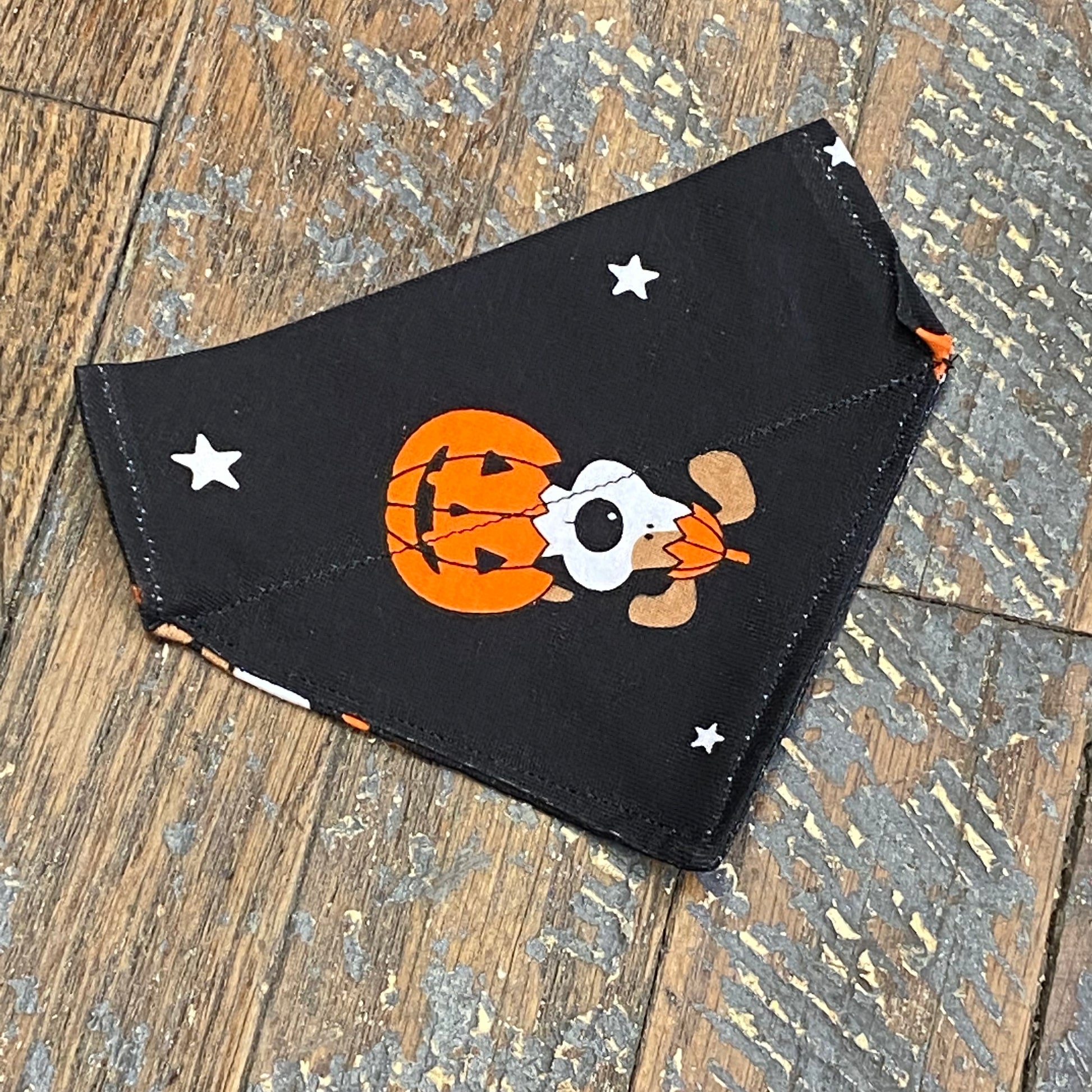  Dog Jack-O-Lantern Pumpkin Dog Collar Pet Bandanna Neck Scarf X-Small