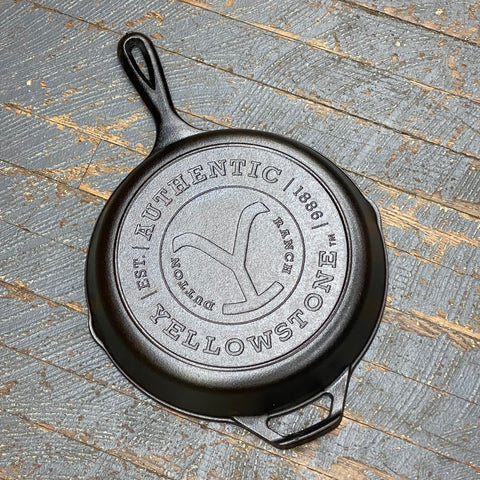 Cast Iron Cookware Lodge Yellowstone Collection Skillet 10.25" Authentic Y