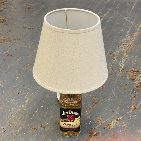 Liquor Bottle Desk Light Lamp Jim Beam Vanilla Bourbon Whiskey
