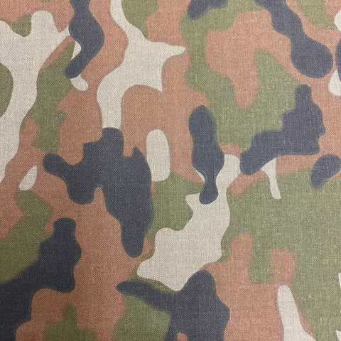 Novelty Quilt Fabric by the Yard Cotton Cloth Material Classic Camo