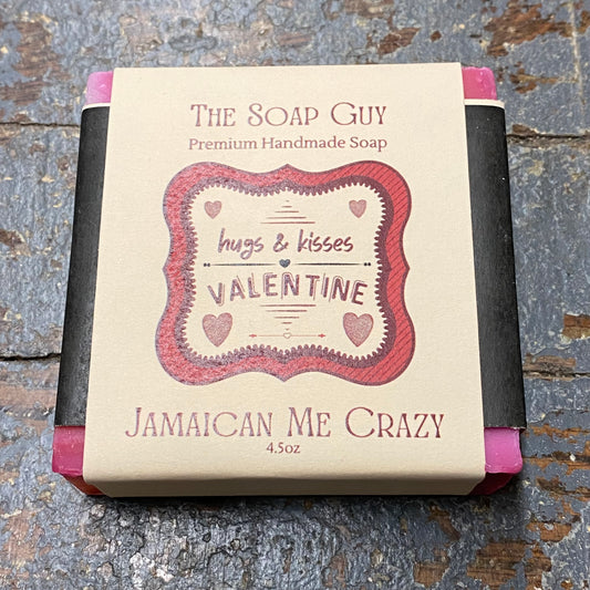 Bar Soap Cleansing Wash Premium Handmade Valentines Day Jamaican Me Crazy