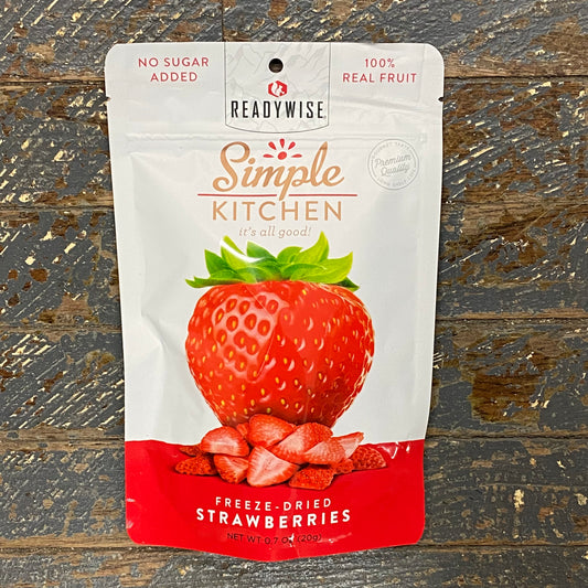 Simple Kitchen Ready Wise Freeze Dried Fruit Strawberries