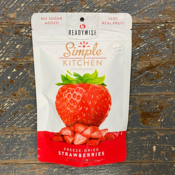 Simple Kitchen Ready Wise Freeze Dried Fruit Strawberries