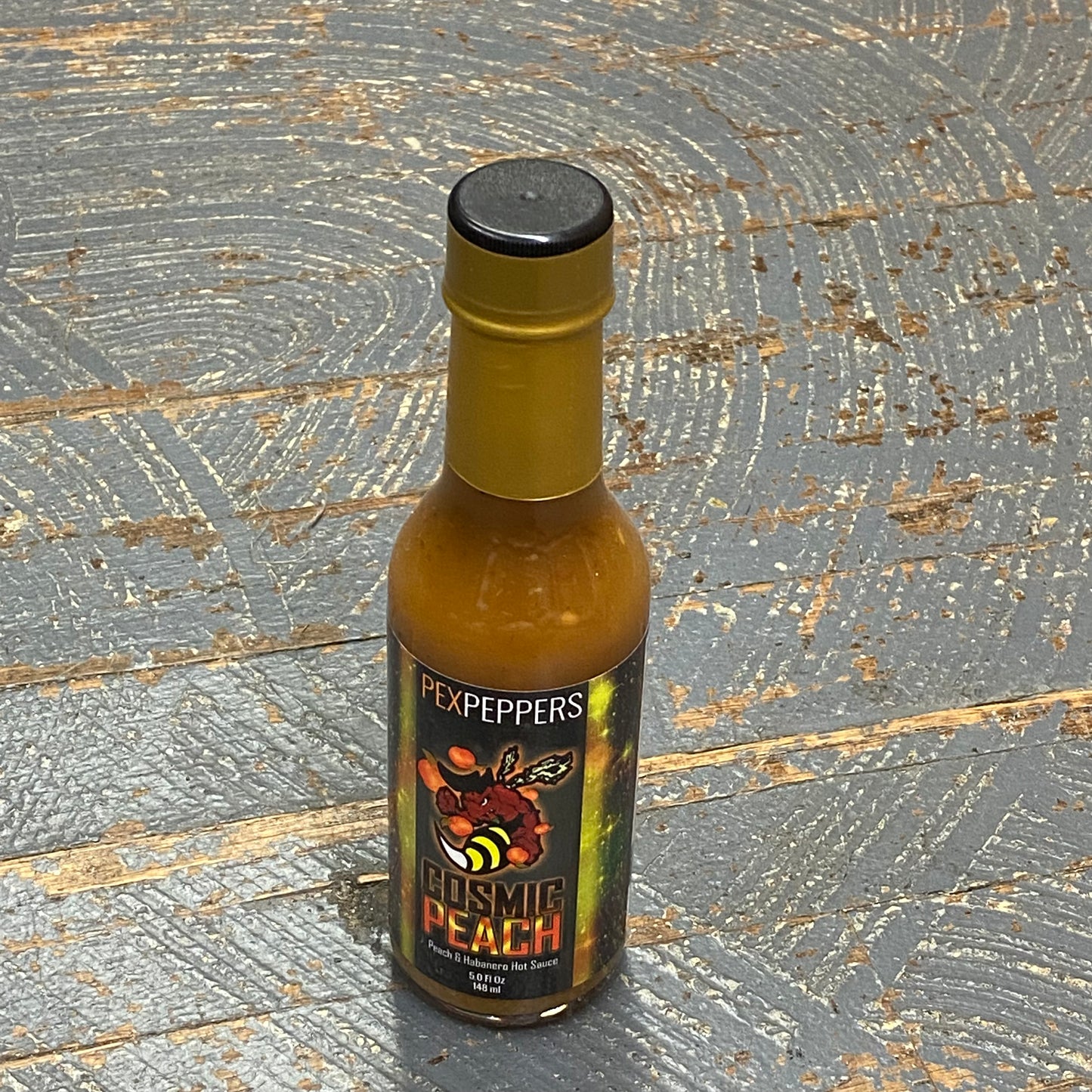 PexPeppers Hot Sauce Cosmic Peach