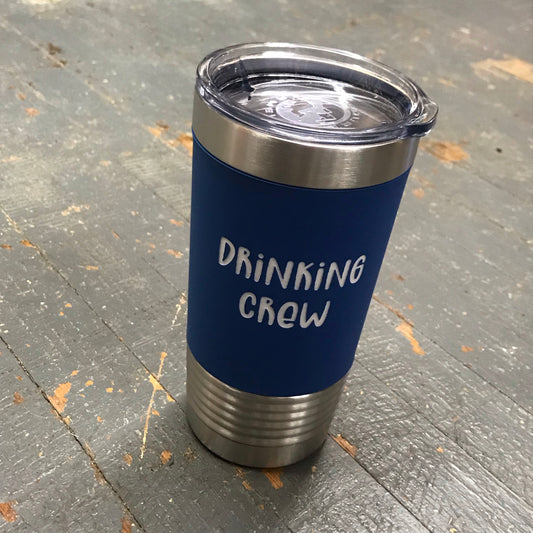 Drinking Crew Stainless Steel 20oz Wine Beverage Drink Travel Tumbler Royal Blue