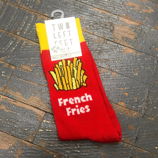 French Fries Two Left Feet Pair Socks