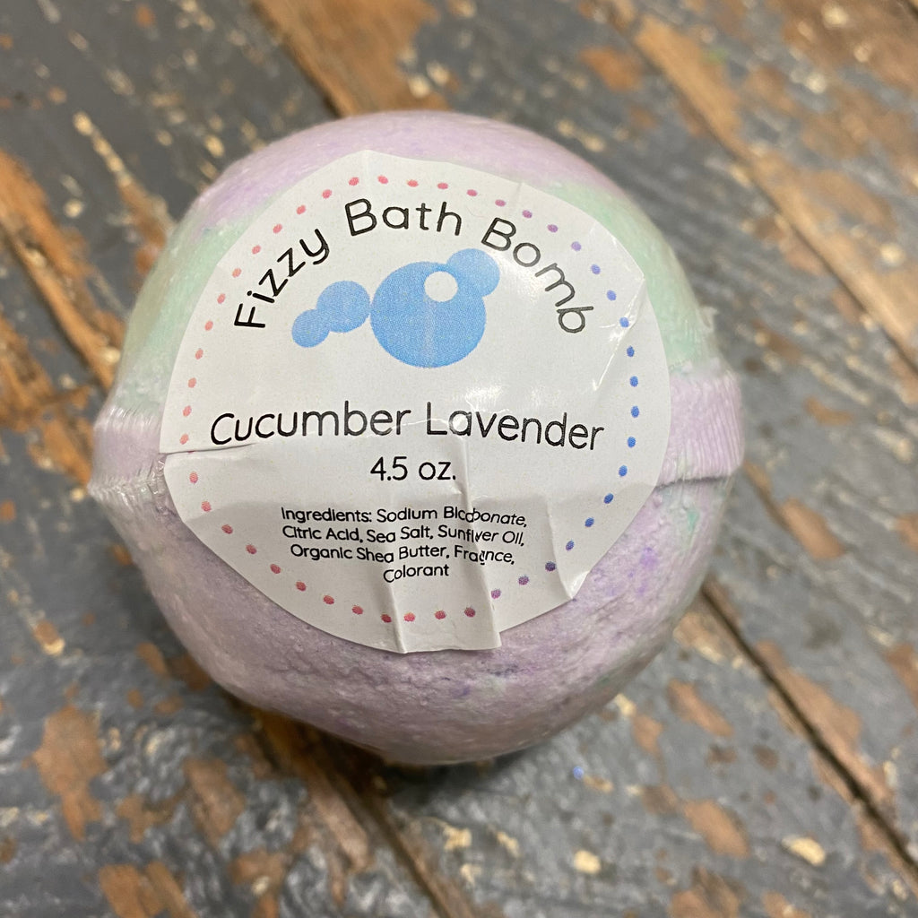Cucumber Lavender Fizzy 4.5oz Bath Bomb