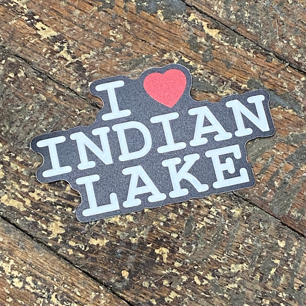 I Heart Indian Lake Sticker Decal