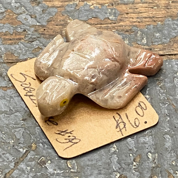 Soapstone Miniature Animal Figurine Sea Turtle