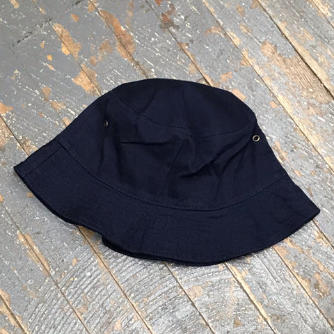 Adult Teen Sun Hat Bucket Hat Ball Cap Navy Blue