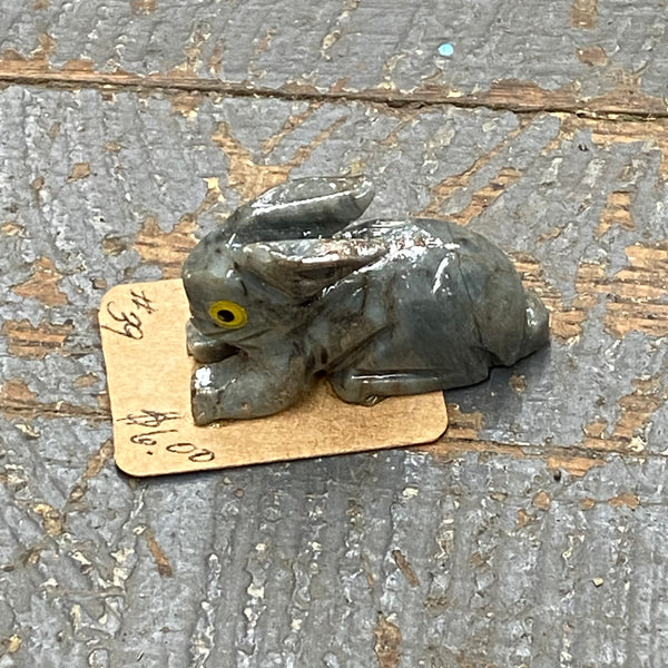 Soapstone Miniature Animal Figurine Rabbit