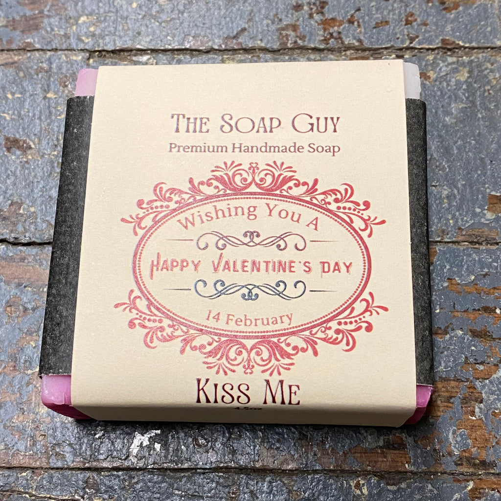 Bar Soap Cleansing Wash Premium Handmade Valentines Day Kiss Me