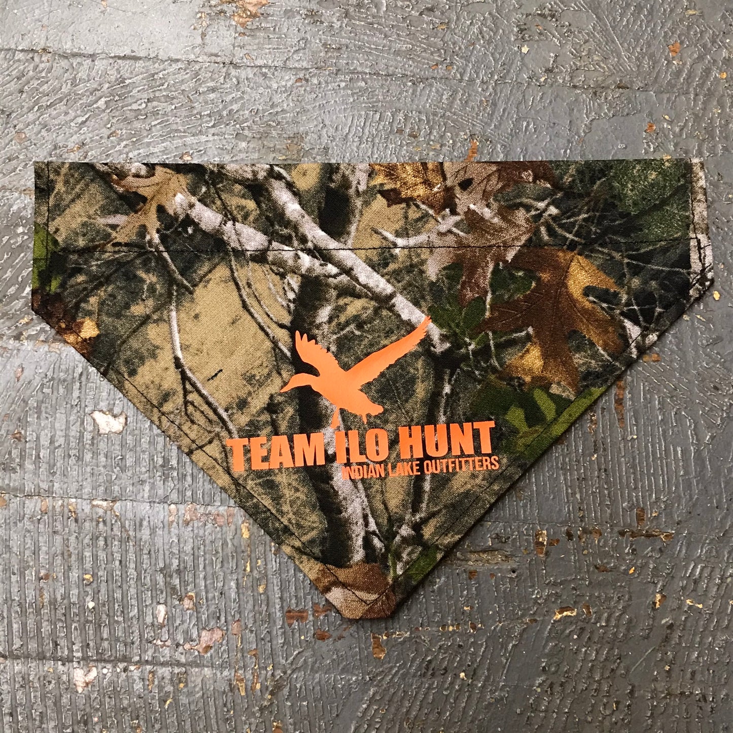 Camo #TeamILO Hunt Duck Dog Collar Pet Bandanna Neck Scarf