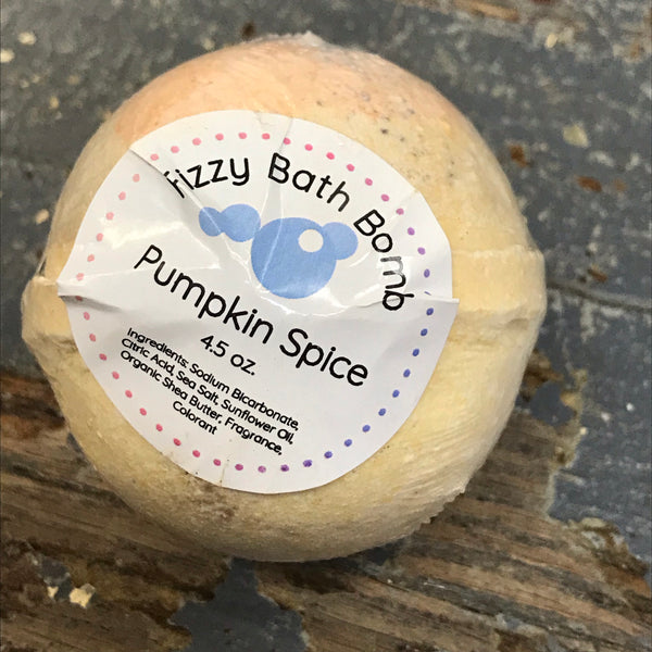 Pumpkin Spice Fizzy 4.5oz Bath Bomb