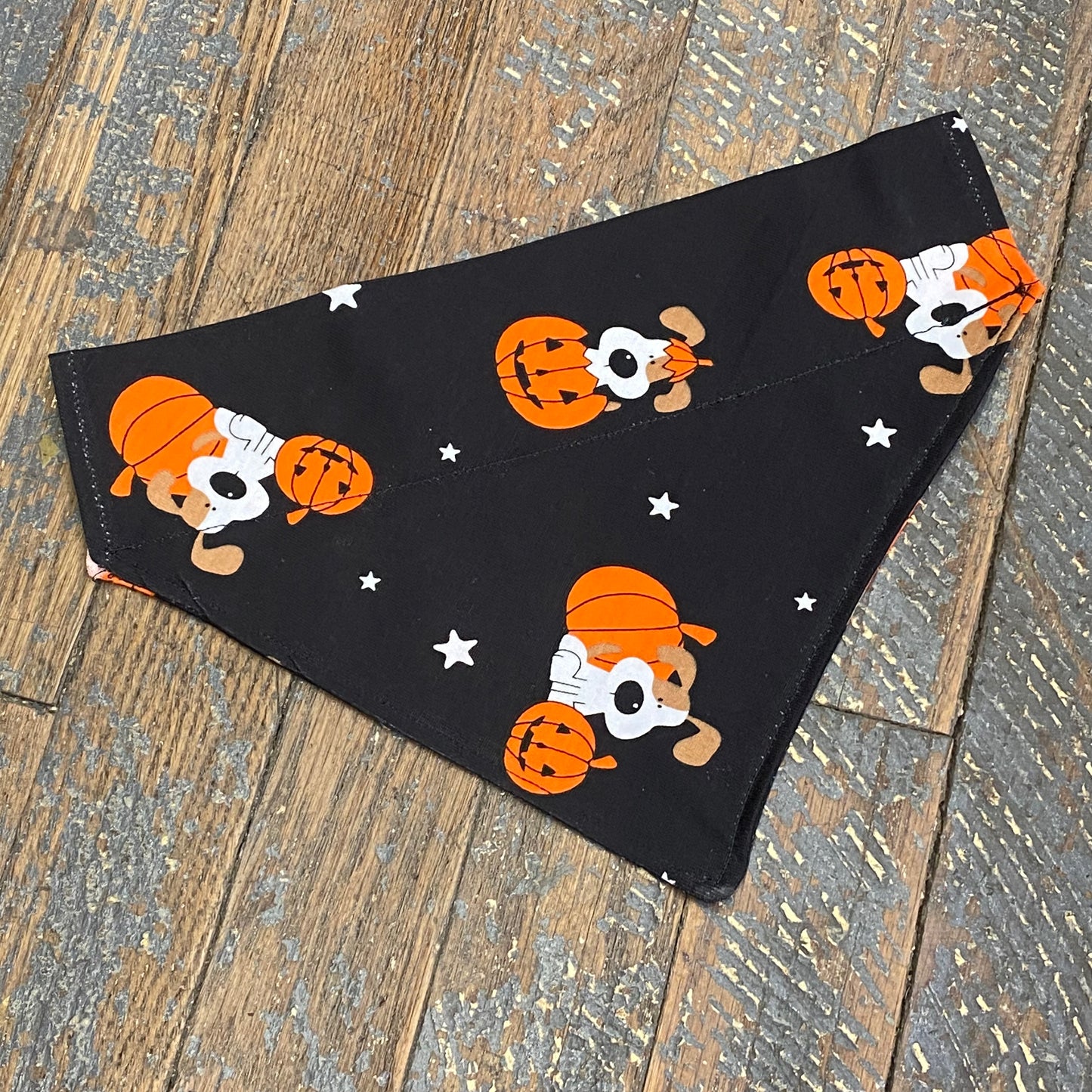  Dog Jack-O-Lantern Pumpkin Dog Collar Pet Bandanna Neck Scarf Medium