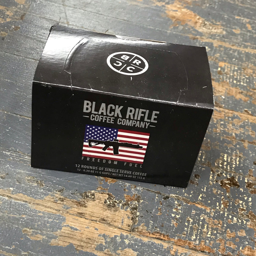 Black Rifle Freedom Fuel Dark Roast 12 Single Serve Rounds Coffee