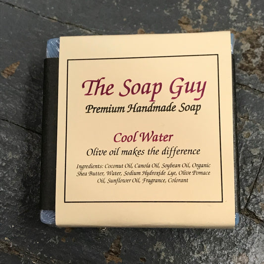 Bar Soap Cleansing Wash Premium Handmade Cool Water