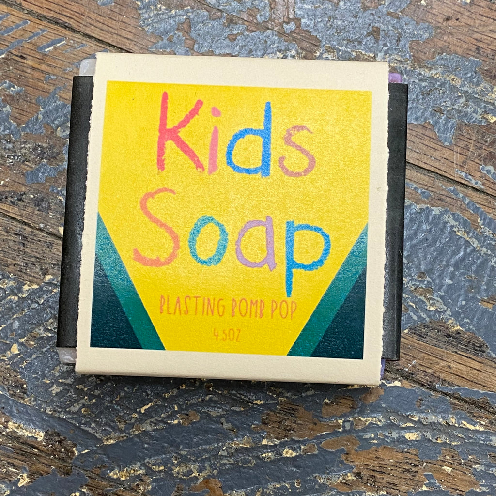 Kids Bar Soap Cleansing Wash Premium Handmade Blasting Bomb Pop