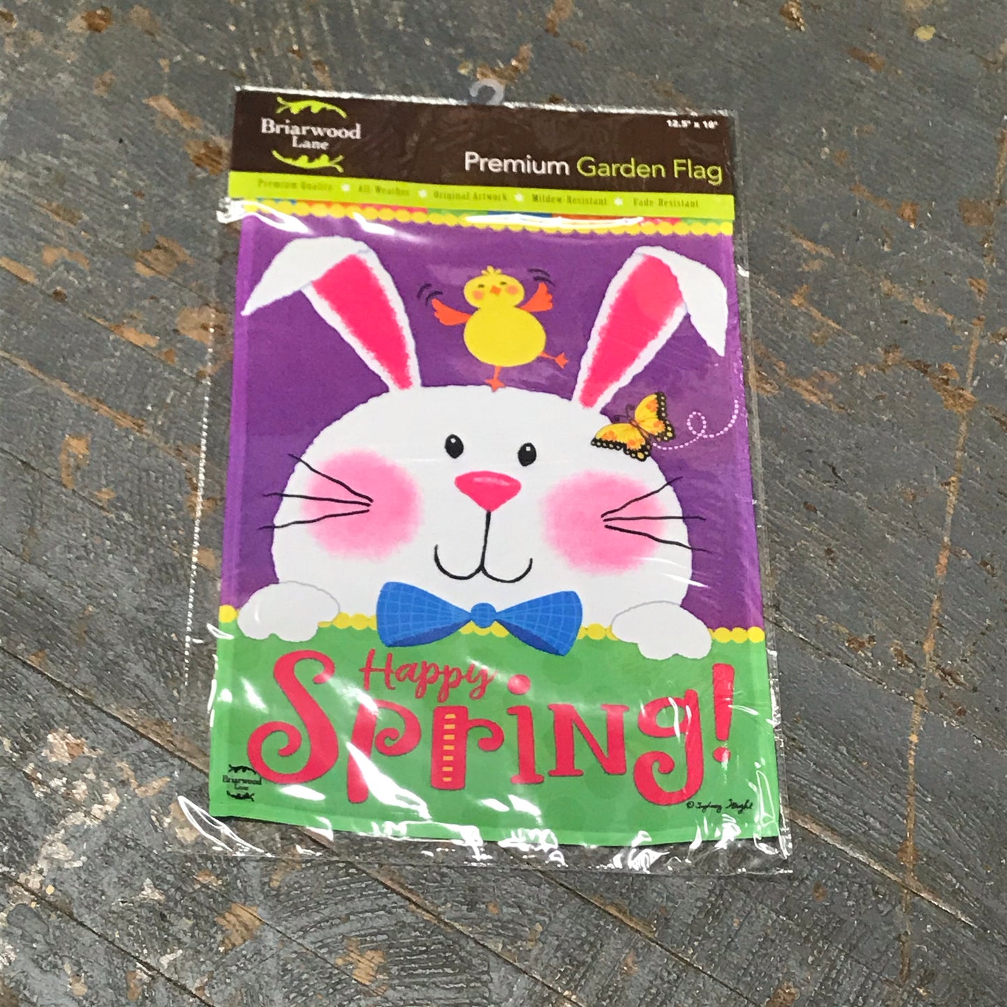 Happy Spring Rabbit Garden Flag