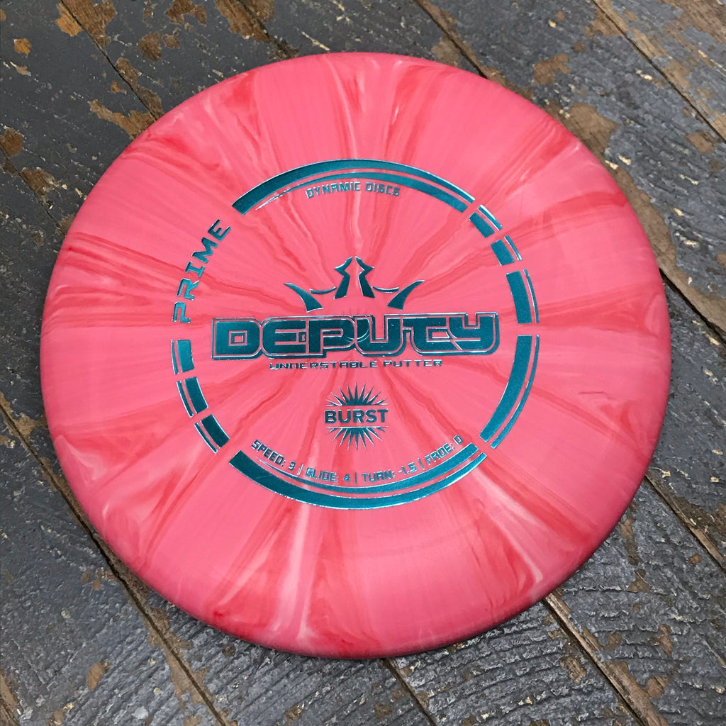 Disc Golf Putter Deputy Dynamic Disc Prime Burst Red