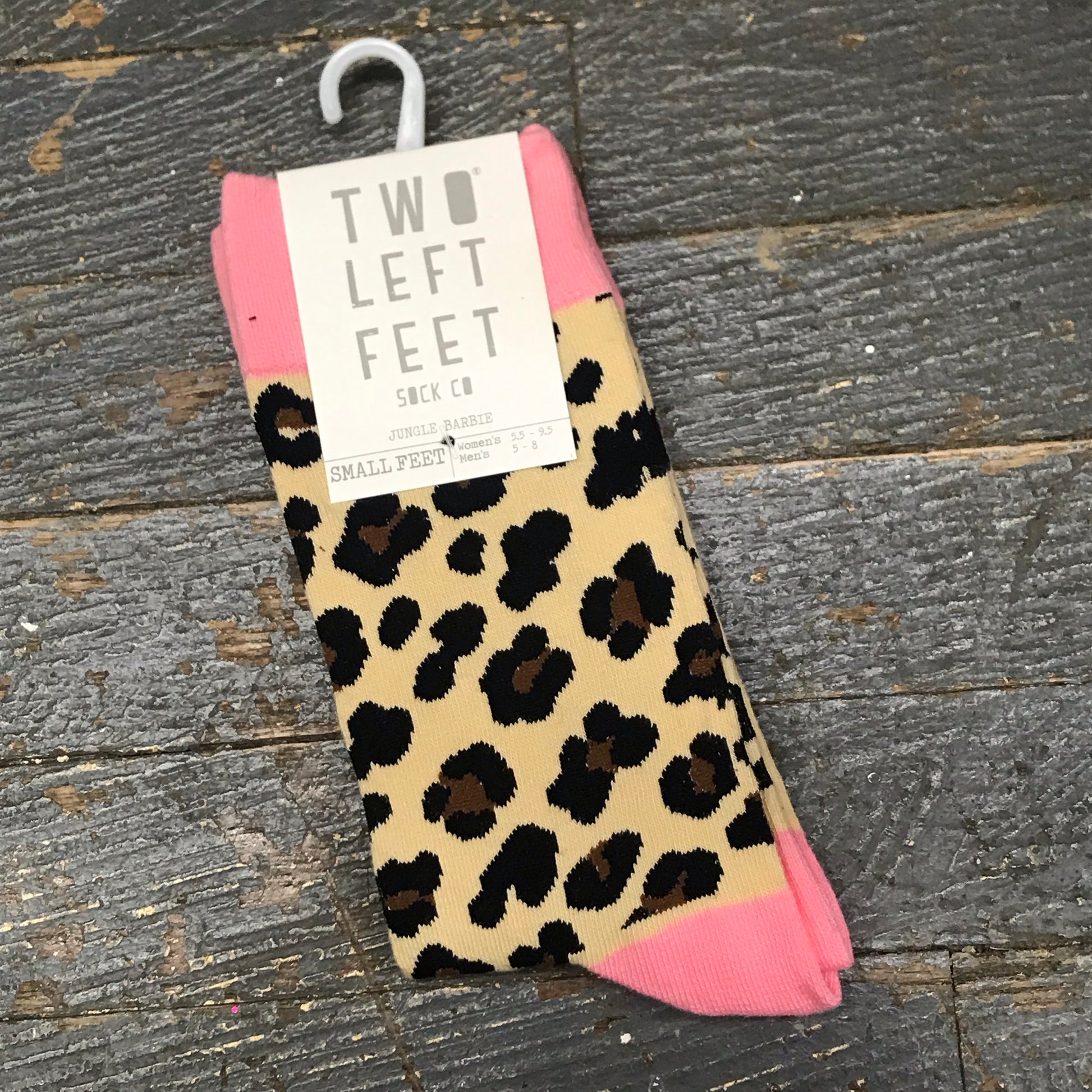 Jungle Barbie Two Left Feet Pair Socks