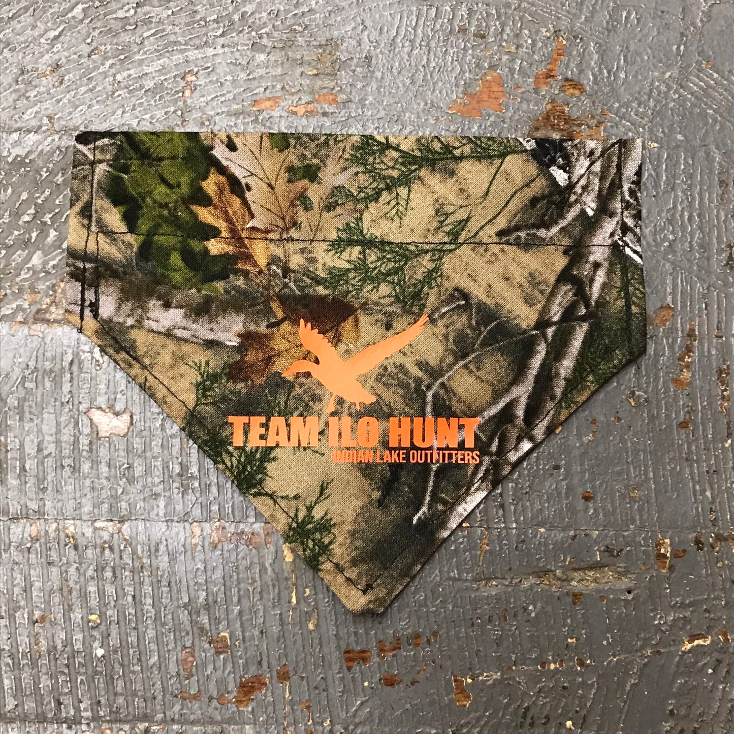 Camo #TeamILO Hunt Duck Dog Collar Pet Bandanna Neck Scarf