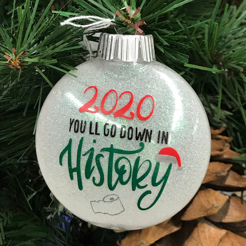 Holiday Christmas Tree Ornament 2020 History