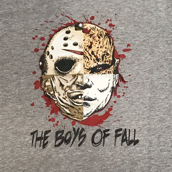 Boys of Fall Face Graphic Designer Short Sleeve T-Shirt
