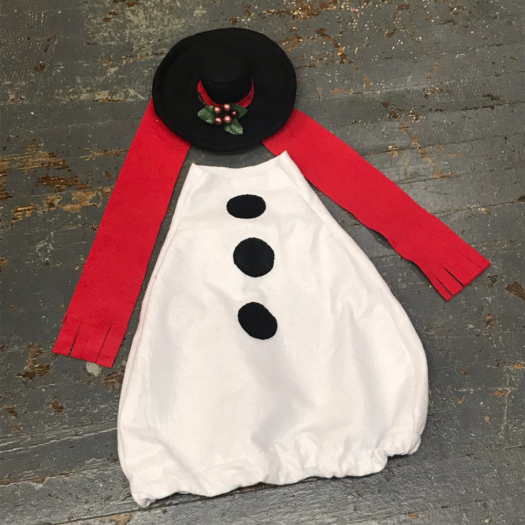 Goose Clothes Complete Holiday Goose Outfit Winter Frosty Snowman Dress and Hat