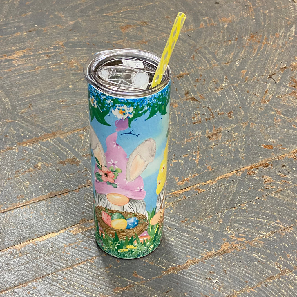 Easter Bunny Gnome Tall Skinny Tumbler