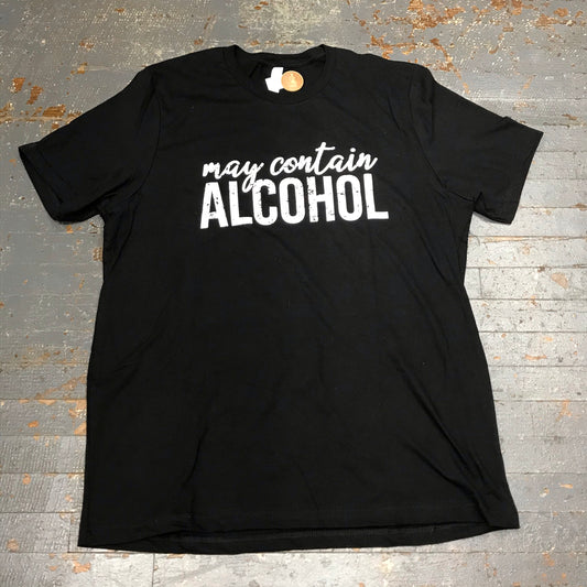 May Contain Alcohol Graphic Designer Short Sleeve T-Shirt