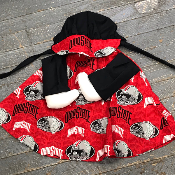 Goose Clothes Complete Holiday Goose Outfit Ohio State OSU Buckeyes Football Dress and Hat