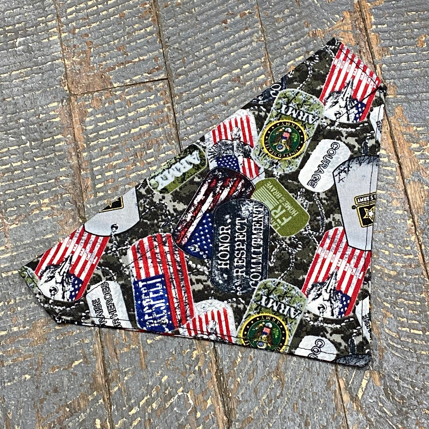 Military Army Dog Collar Pet Bandanna Neck Scarf SM