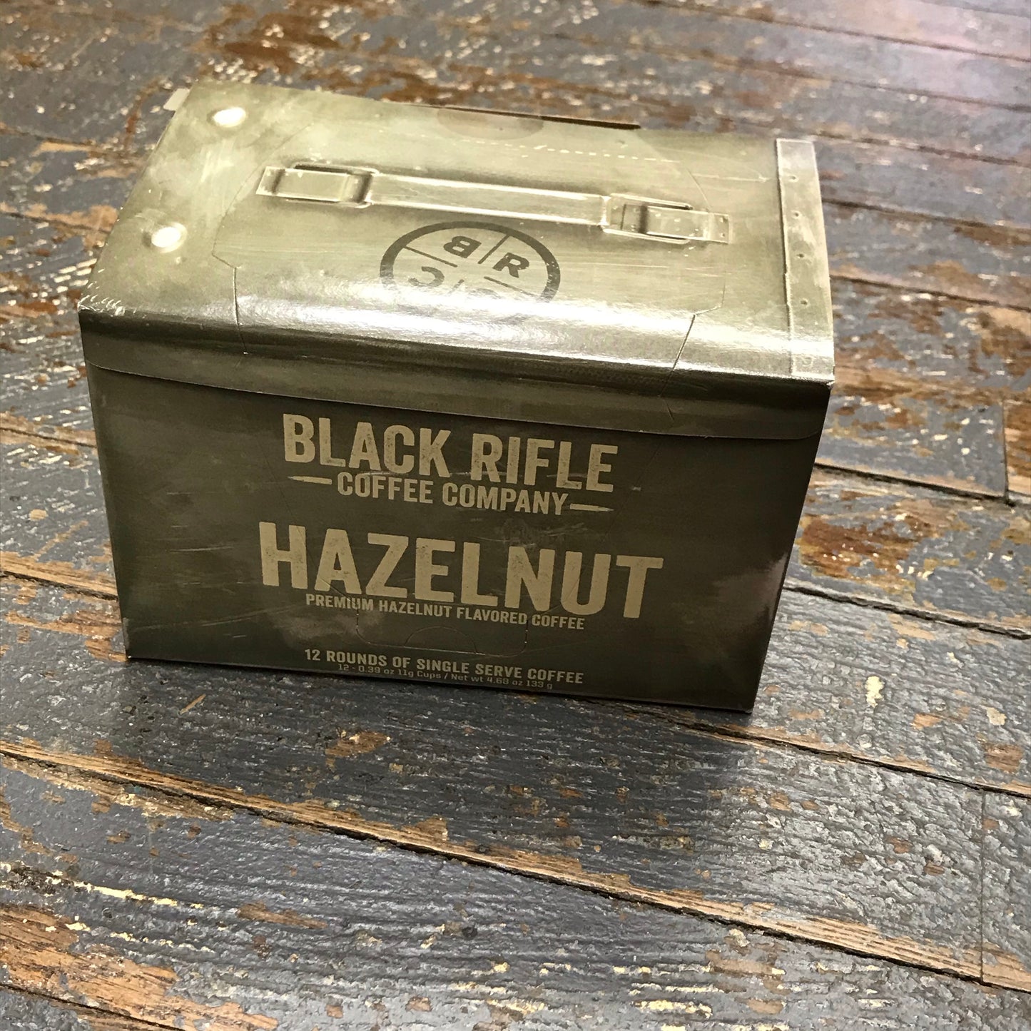 Black Rifle Hazelnut Medium Roast 12 Single Serve Rounds Coffee