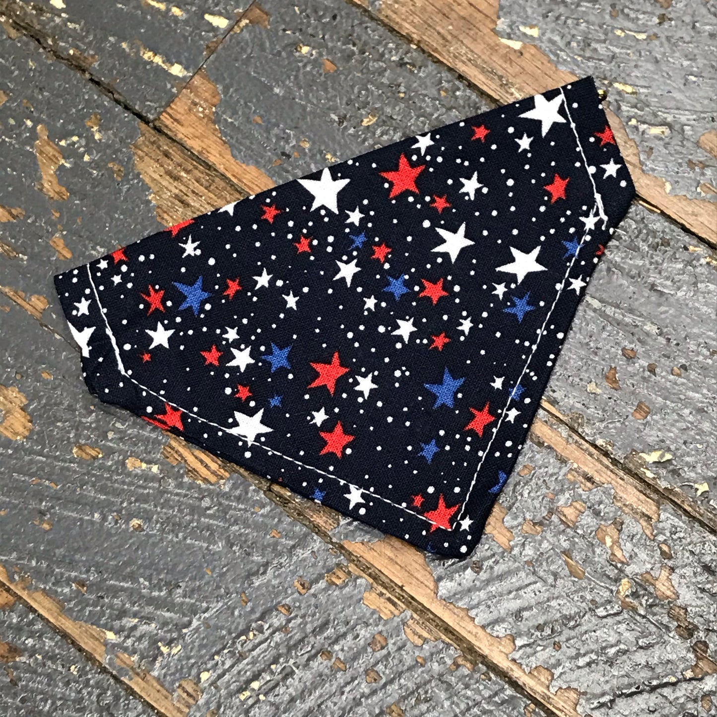 Red White Blue Star Dog Collar Pet Bandanna Neck Scarf