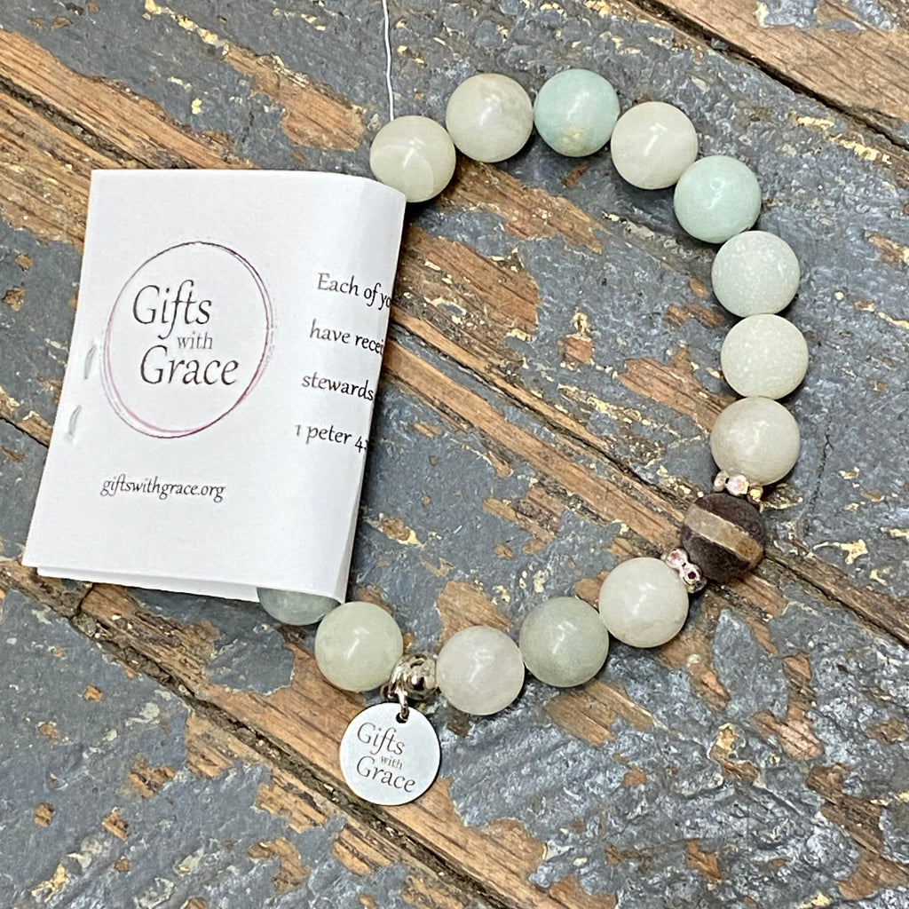 Gifts with Grace Simple Truth Monochromatic with Accents Quiet Healing Bracelet
