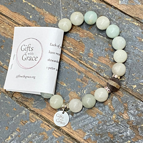 Gifts with Grace Simple Truth Monochromatic with Accents Quiet Healing Bracelet