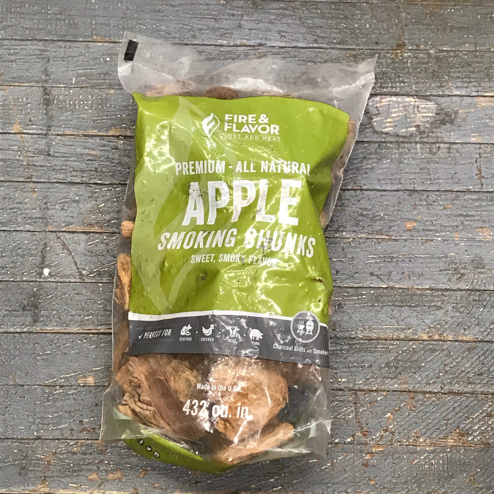 Fire & Flavor Smoking Wood Chunks Apple