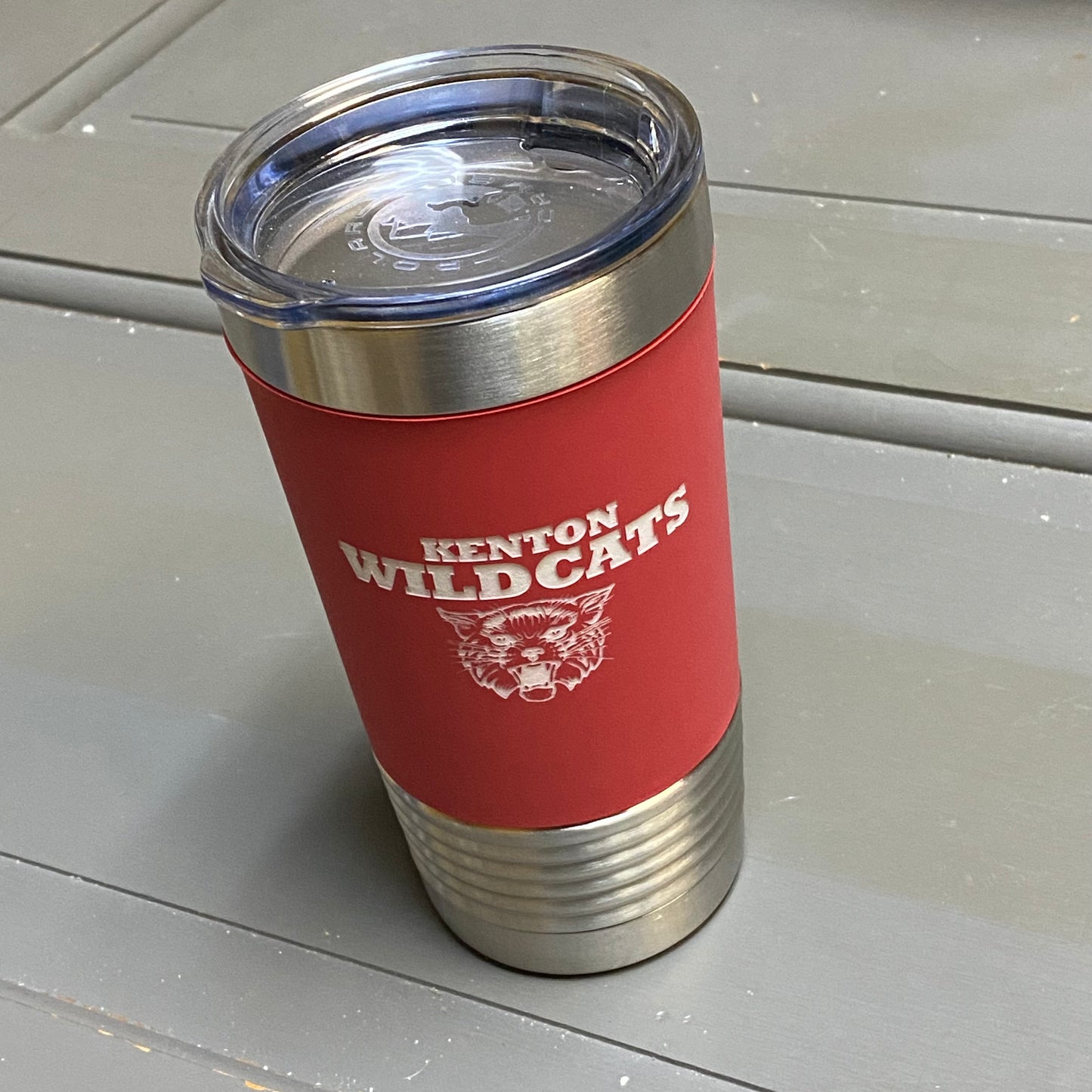 Kenton Wildcats Stainless Steel 20oz Wine Beverage Drink Travel Tumbler Red