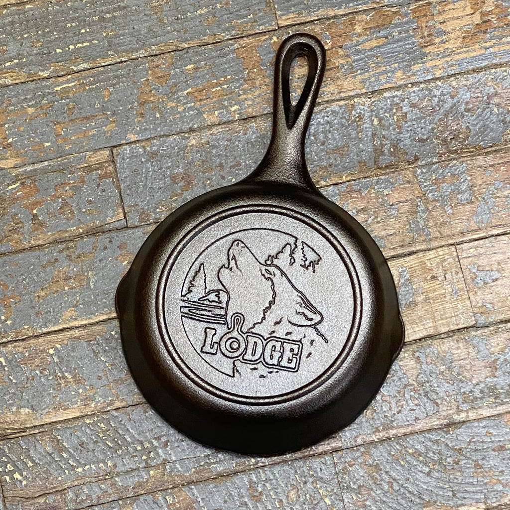 Cast Iron Cookware Lodge Wildlife Series Skillet 6.5 Wolf –  TheDepot.LakeviewOhio